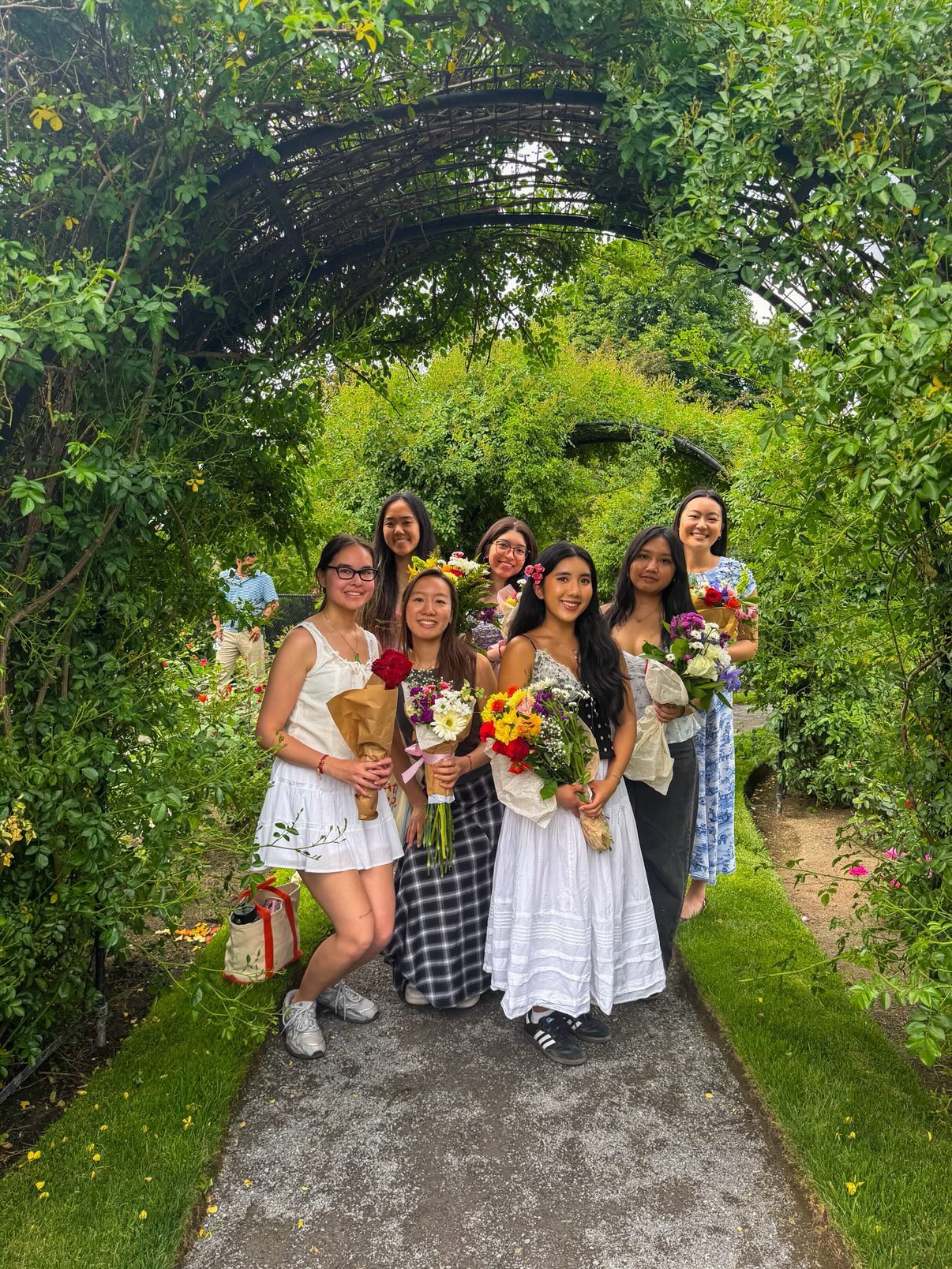 Asian Girlies of Boston members at the Boston Blooms Picnic in Boston