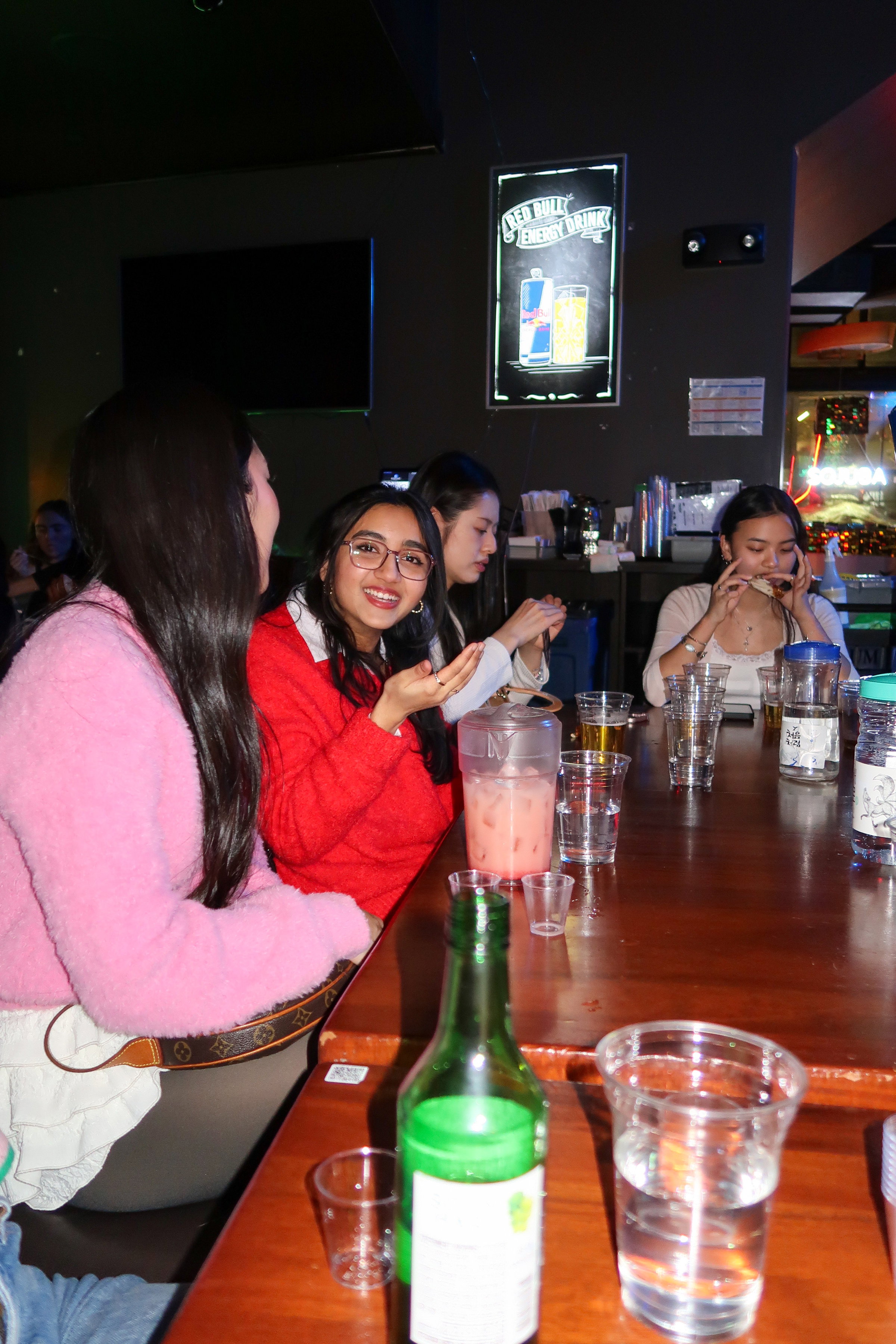 Asian Girlies of Boston members at a Galentine's Day celebration in Boston