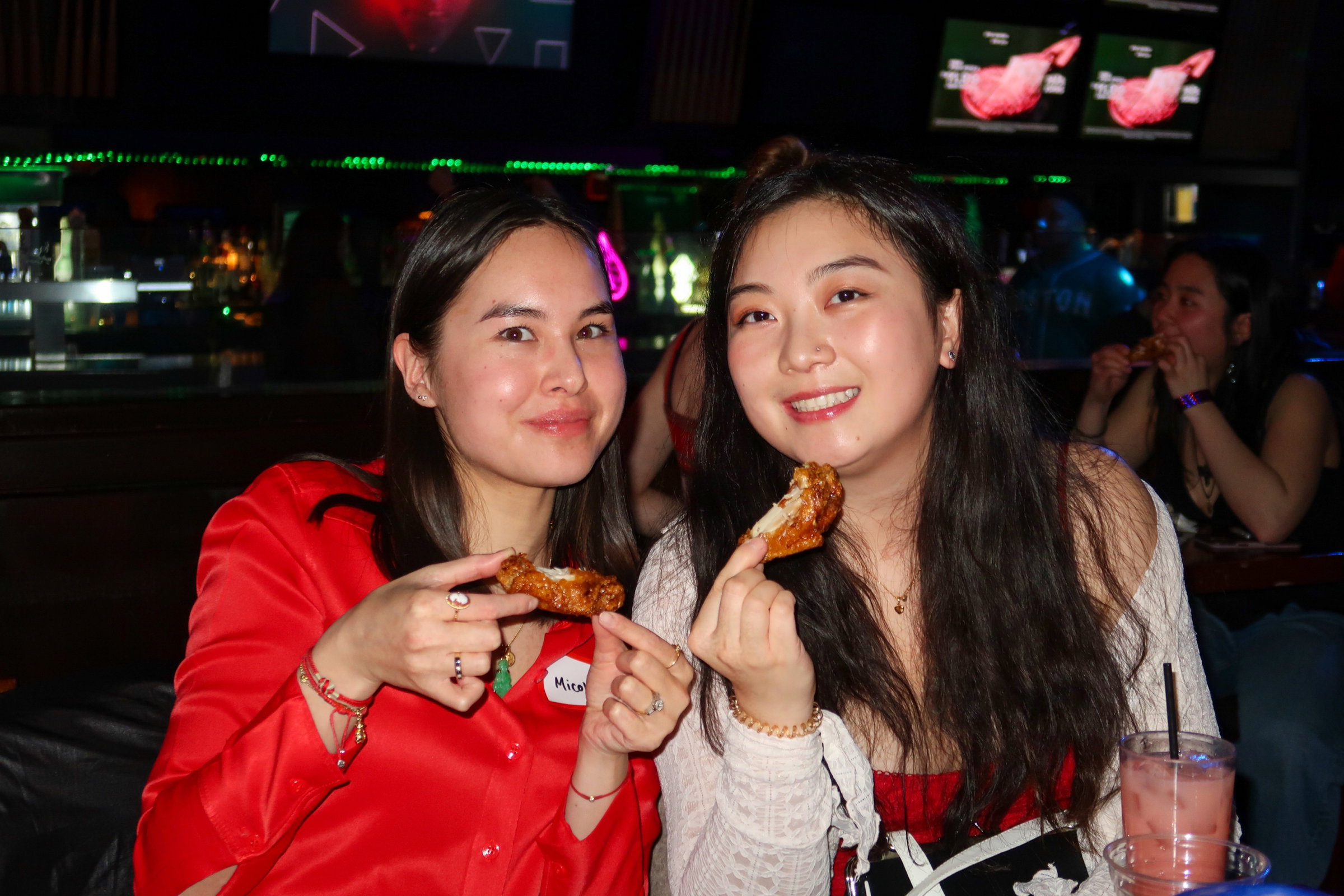 Asian Girlies of Boston members at a Galentine's Day celebration in Boston