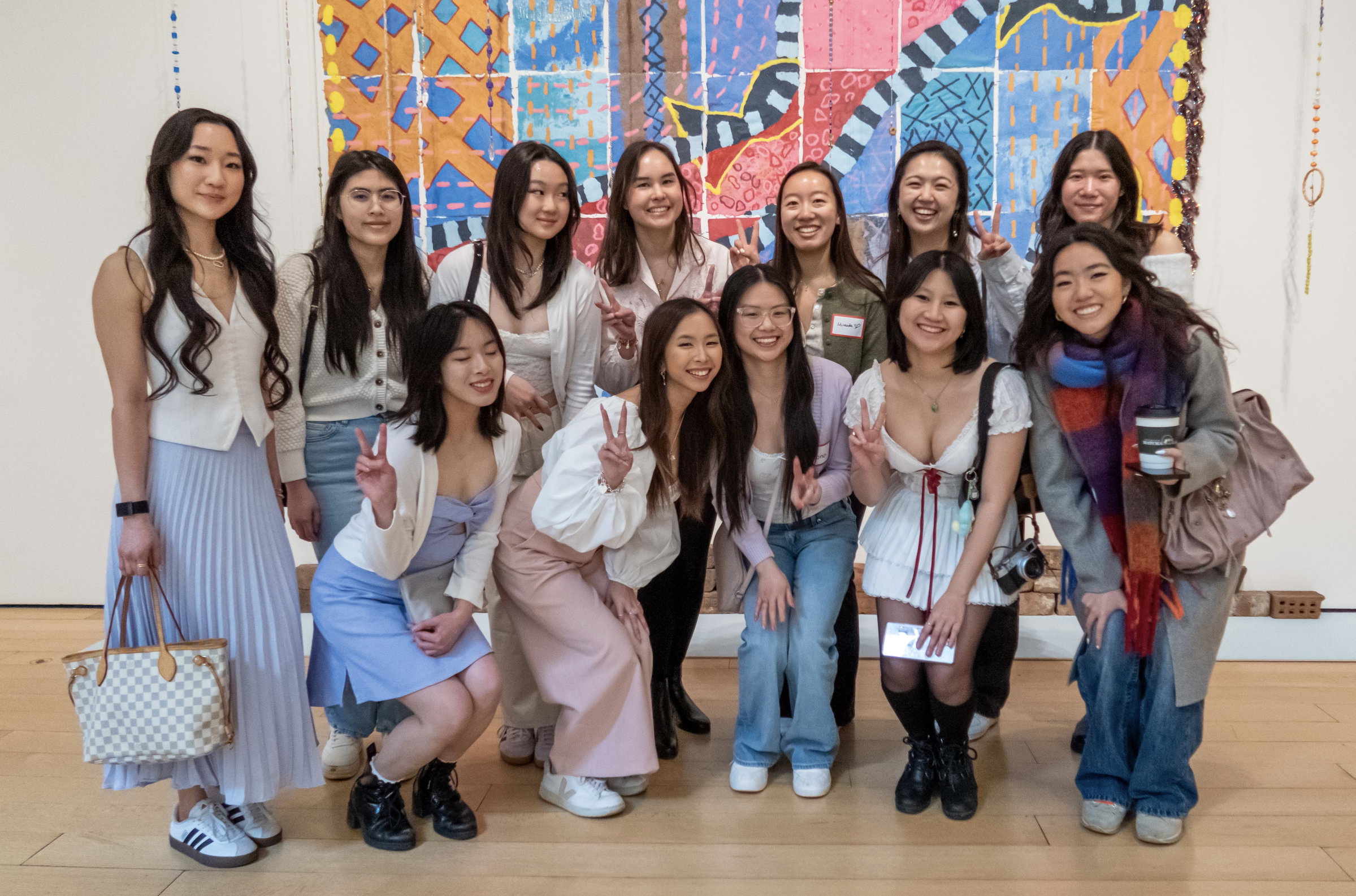 Asian Girlies of Boston members at the Matcha, Museum & Our Muses event at MFA Boston