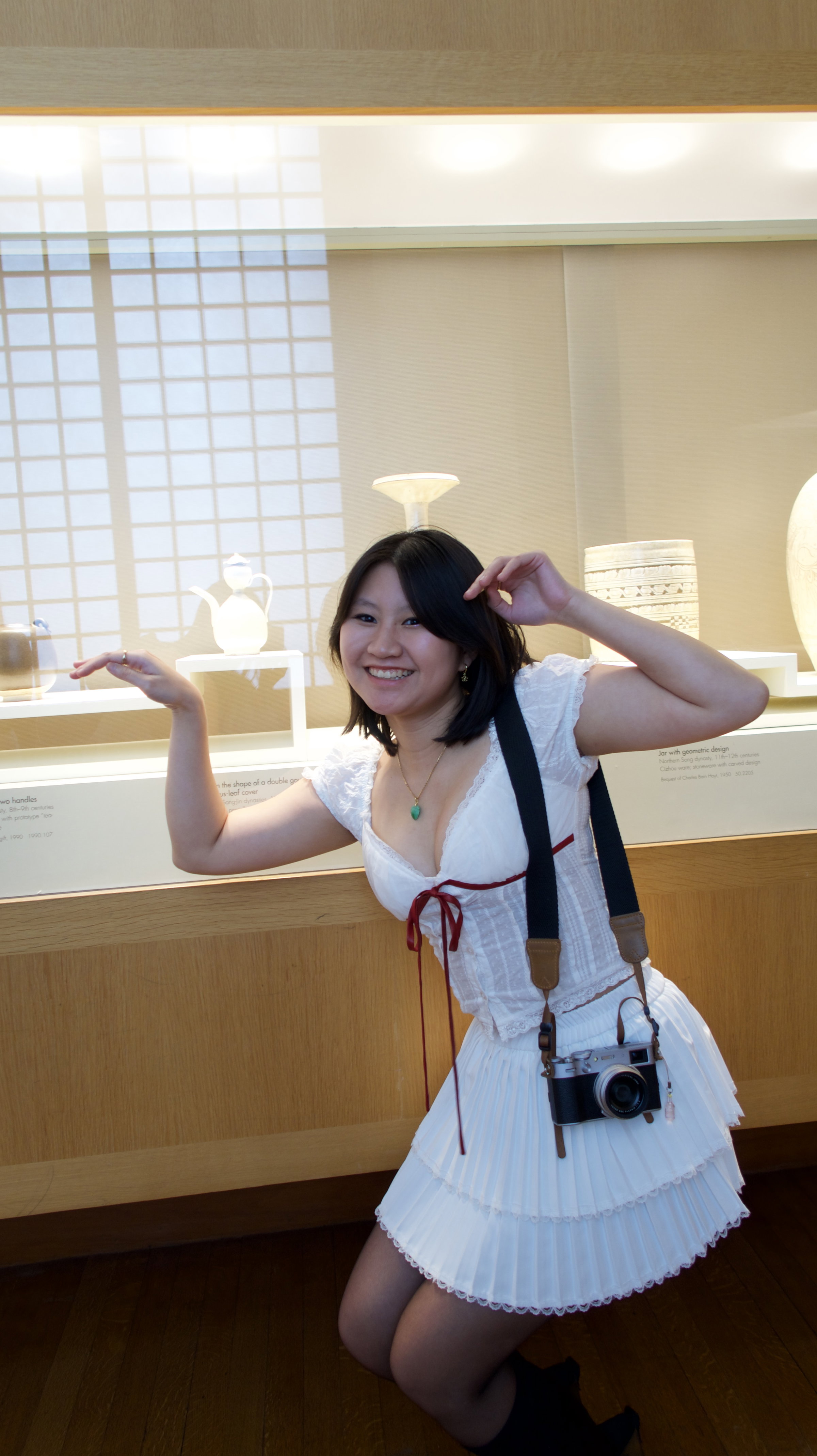 Asian Girlies of Boston members at the Matcha, Museum & Our Muses event at MFA Boston